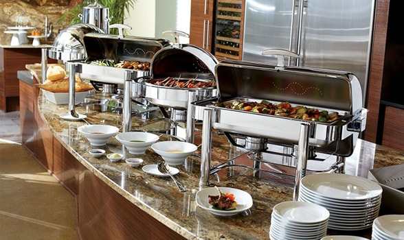 Quầy buffet hâm nóng Sự Kiện Lâm Bon