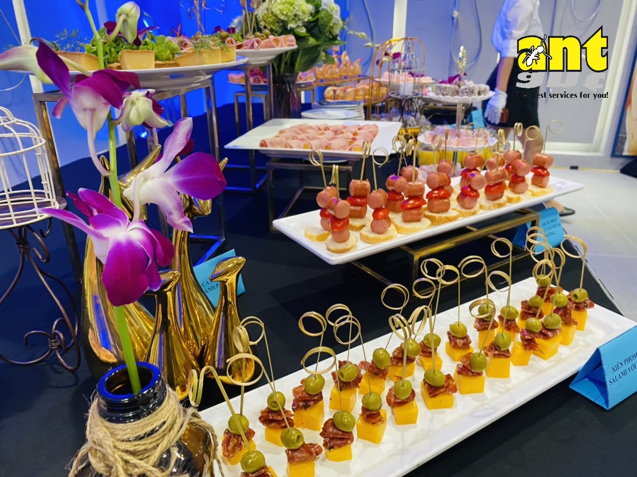 Trang trí bàn tiệc Finger Food Lâm Bon 3