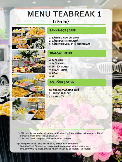 Tiệc Ngồi Bàn Mâm 10 Lâm Bon